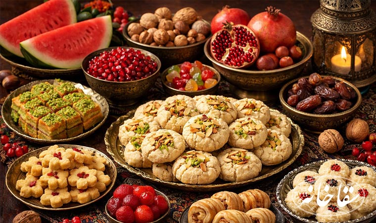 بهترین شیرینی‌ها برای شب یلدا